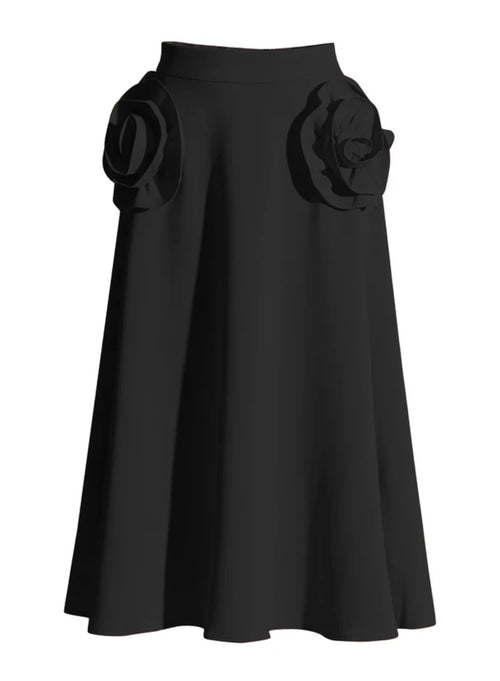 Rosette Perfection- Midi Pleats Skirt (NEW! 2 colors!)
