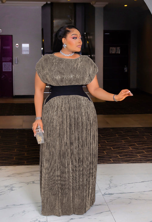 Lavelle Opulence Shimmer Maxi Dress (New!) (2 colors!)