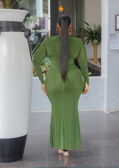 Snatched Elegance Drape- Bodycon Dress (New!) (3 Colors)