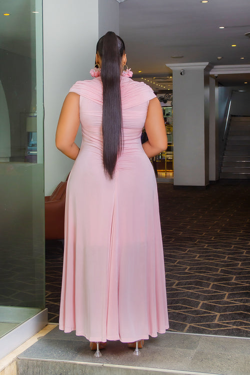 Seraphina Beauty- Ruched Maxi Dress (New!) (4 Colors)