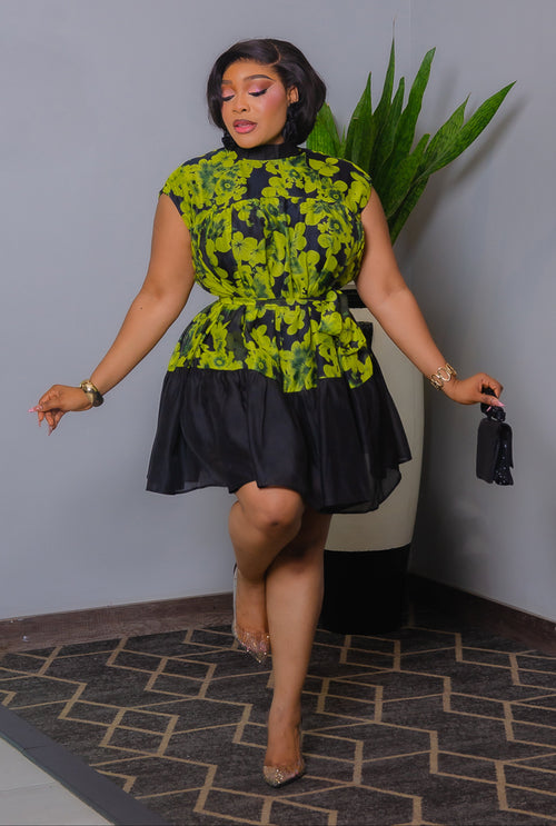 Rosabelle Bloom- Floral SWING/SKATER Dress (New)(2 colors!)
