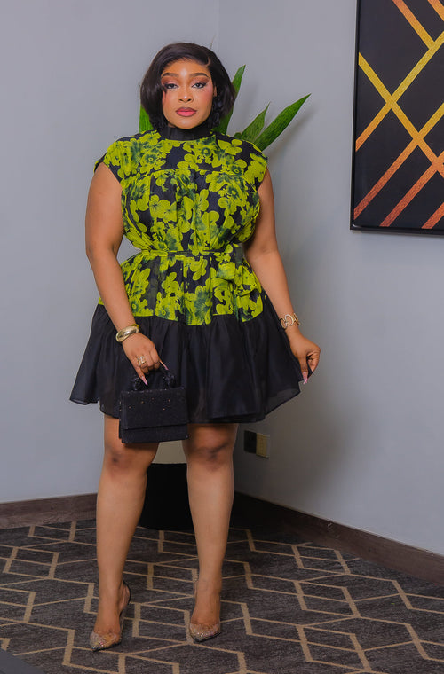 Rosabelle Bloom- Floral SWING/SKATER Dress (New)(2 colors!)
