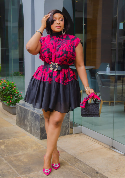 Rosabelle Bloom- Floral SWING/SKATER Dress (New)(2 colors!)