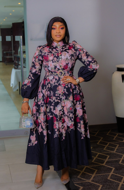 Magnolia Jewel- 2pcs Maxi Dress & Belt (New!) (2 colors!)