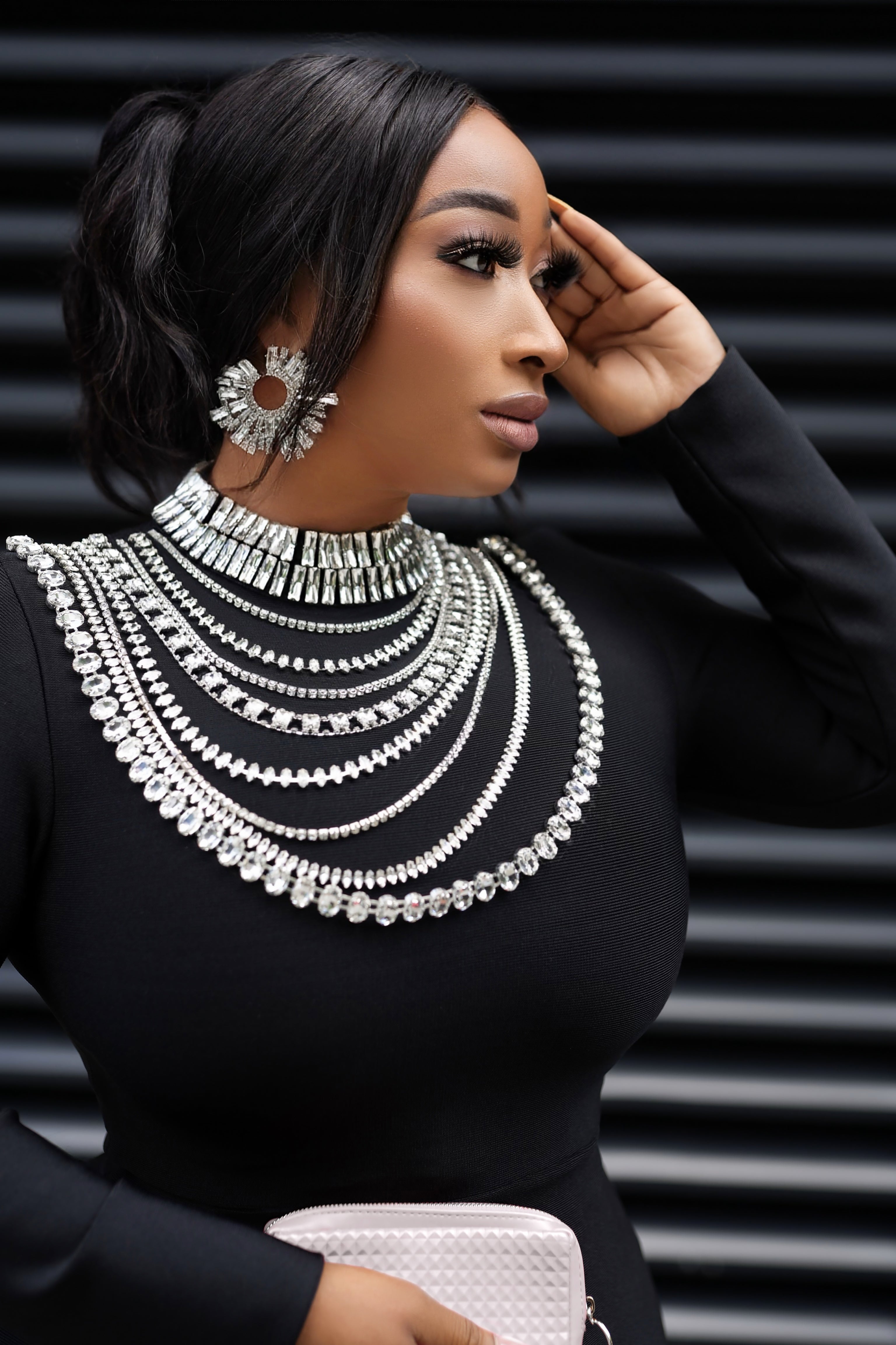 Diamond Drip Queen Long BANDAGE Dress (New!) DivAbby Diamond Drip Queen Long BANDAGE Dress (New!) DivAbby