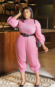 Jameelah Rosette- 2pcs Capri Pant Set (NEW)