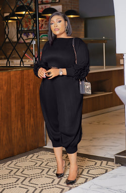 Final Sale! Jameelah Rosette- 2pcs Capri Pant Set