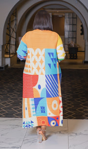 Meribelle Reversible- Plisse Maxi Dress (NEW)