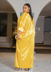 Posh Aunty- Mesh Beaded Kaftan Maxi Dress (4 colors)