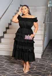 Attractive Beauty- Hollow Out Lace Dress (New! 3 colors)