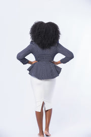 Boss Lady- High Waist Midi BANDAGE SKIRT (Multiple colors)