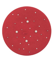 Venetian Pearls- Beaded Wool Beret
