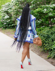 Sapphire Beauty- Polka Dot Dress (New!)
