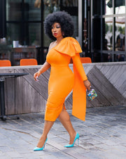 Zakia- Put A Bow On It Bandage Dress