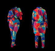 Yolanda- 2pcs Tunic Blouse and Leggings Set (New)