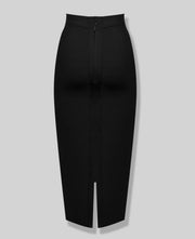 Boss Lady- High Waist Midi BANDAGE SKIRT (Multiple colors)