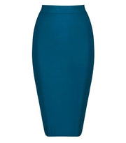 Boss Lady- High Waist Midi BANDAGE SKIRT (Multiple colors)
