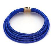 Five-layered coil-style CHOKER NECKLACE (Six colors)