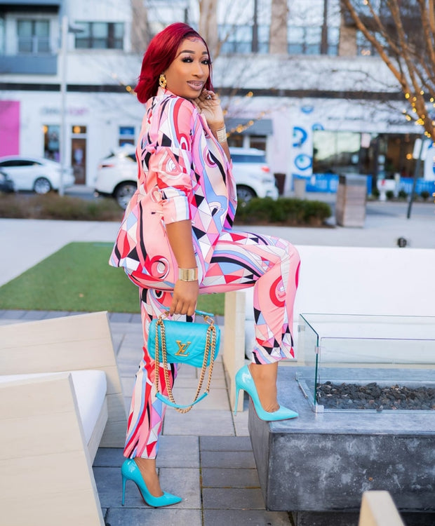 Wealthy Chic- 2pc Blazer/Pant Set (NEW)