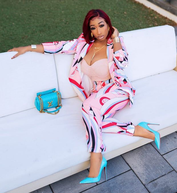 Wealthy Chic- 2pc Blazer/Pant Set (NEW)