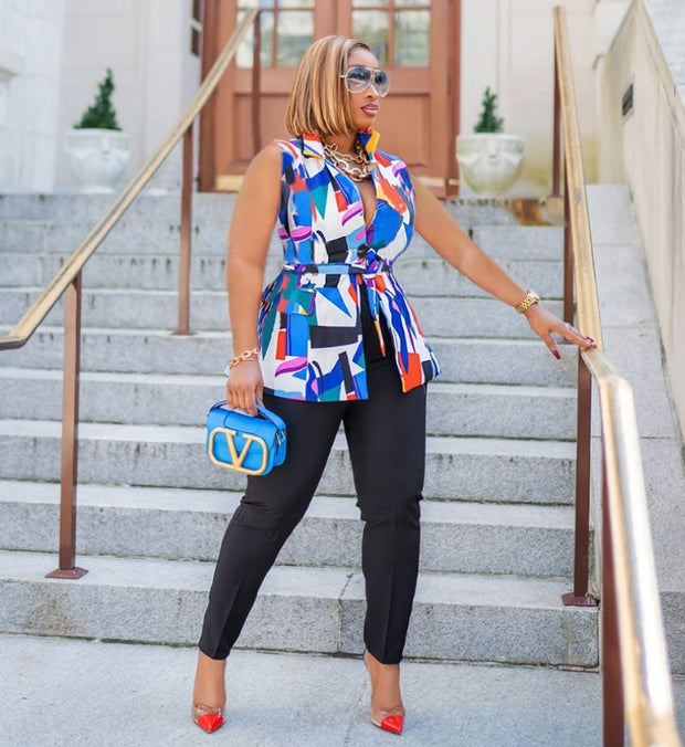 Aviva Belle- 2pc Vest/Pant Set (NEW)