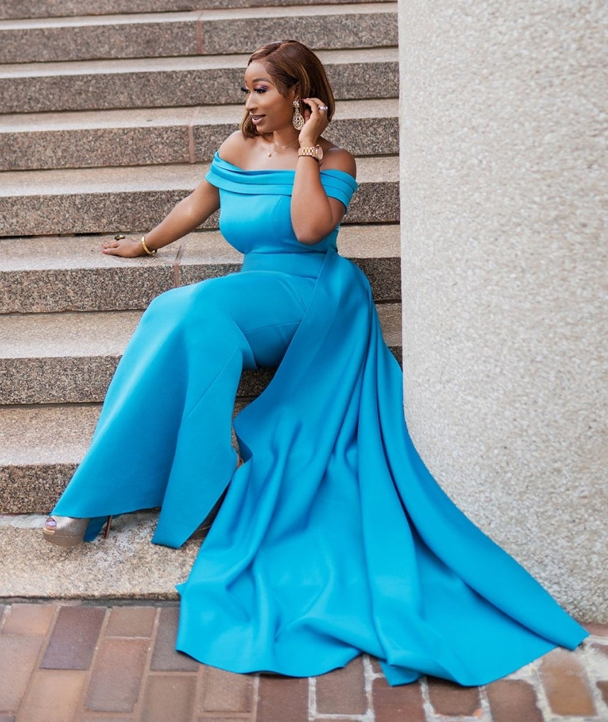 FINAL SALE! Nova Luxe- Side Train Off Shoulder Dress (FINAL SALE! NO R DivAbby FINAL SALE! Nova Luxe- Side Train Off Shoulder Dress (FINAL SALE! NO R DivAbby