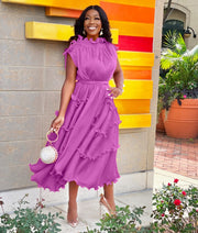Norabella- Ruffles Galore Swing Dress (NEW)